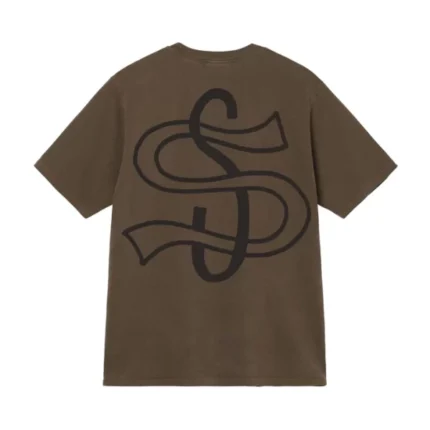 BIG LEAGUE PIGMENT DYED T-SHIRT BROWN