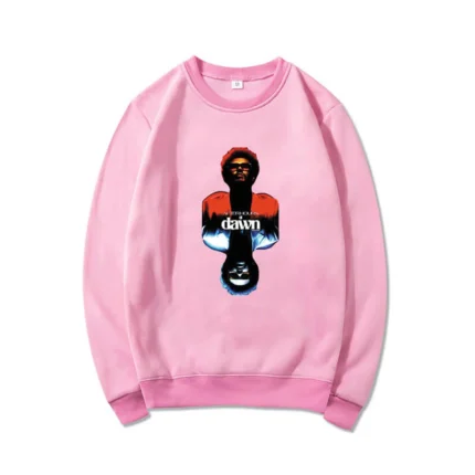 The Weeknd Dawn FM Chrome Title Pullover Sweatshirt