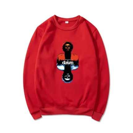 The Weeknd Dawn FM Chrome Title Pullover Sweatshirt