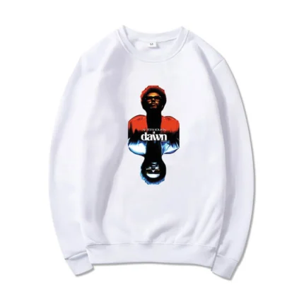 The Weeknd Dawn FM Chrome Title Pullover Sweatshirt