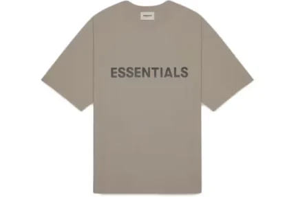 Essentials Logo – Taupe T-Shirt