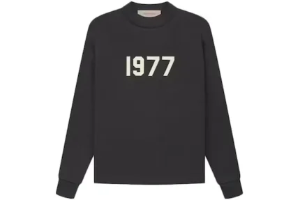 Kids Fear Of God Essentials L/S T-Shirt – Iron