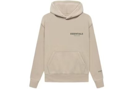 Core Collection Fear Of God Essentials Pullover Hoodie – String/Tan