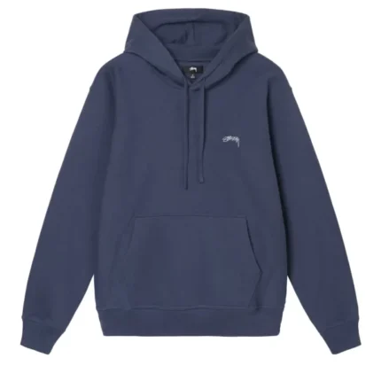 STUSSY OVERDYED SMOOTH STOCK LOGO HOODIE