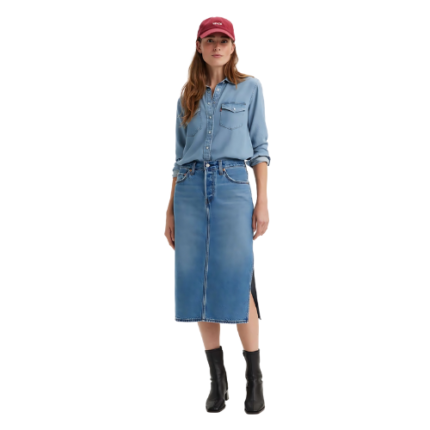 Women's Levi's Side Slit Skirt